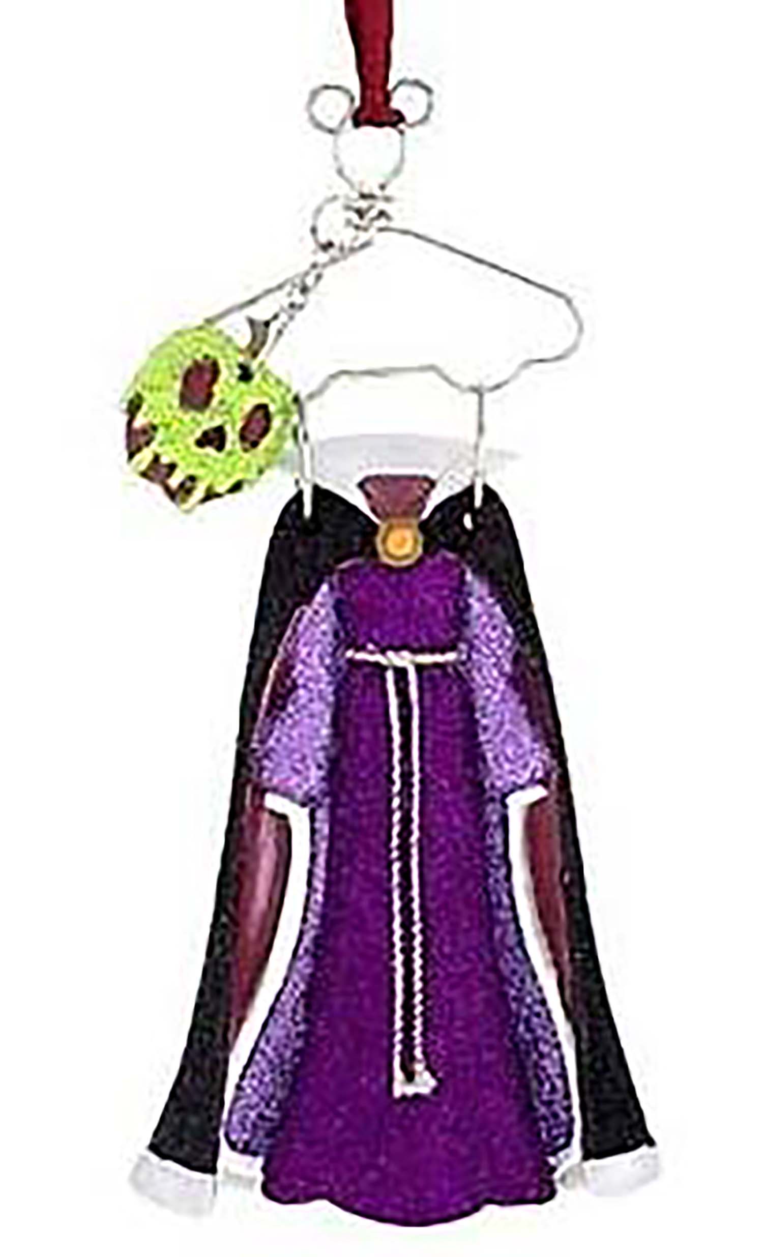 Disney Parks Ornament - Costume on Hanger - Evil Queen