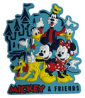 Disney Parks Magnet - Mickey & Friends at Fantasyland Castle - front view