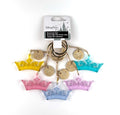 Disney Parks Keychain Set - Princess Tiaras - Set of 5