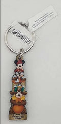 Disney Parks Keychain - Wilderness Lodge Mickey and Pals Totem