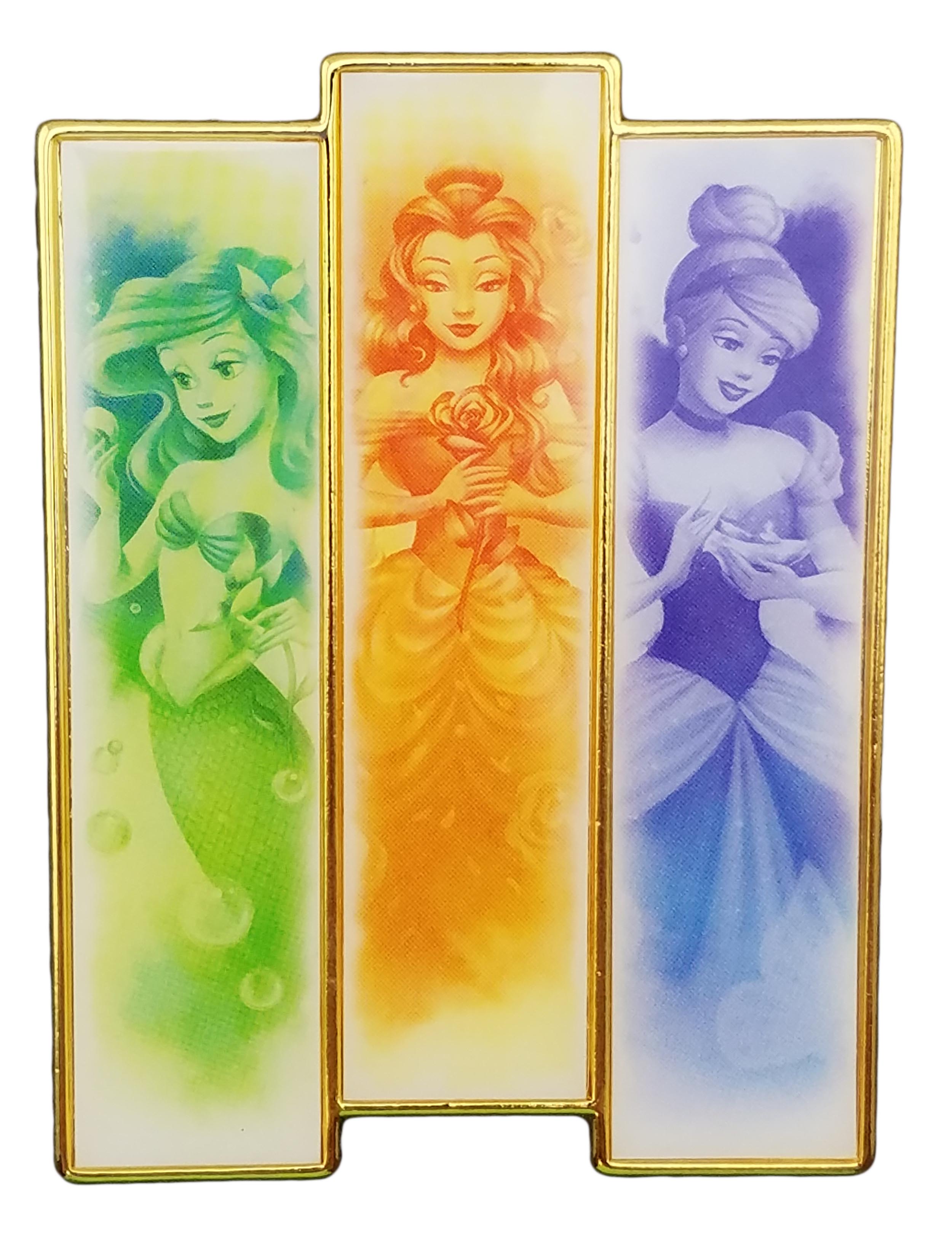 Disney Parks Magnet - Ariel, Belle & Cinderella - front view