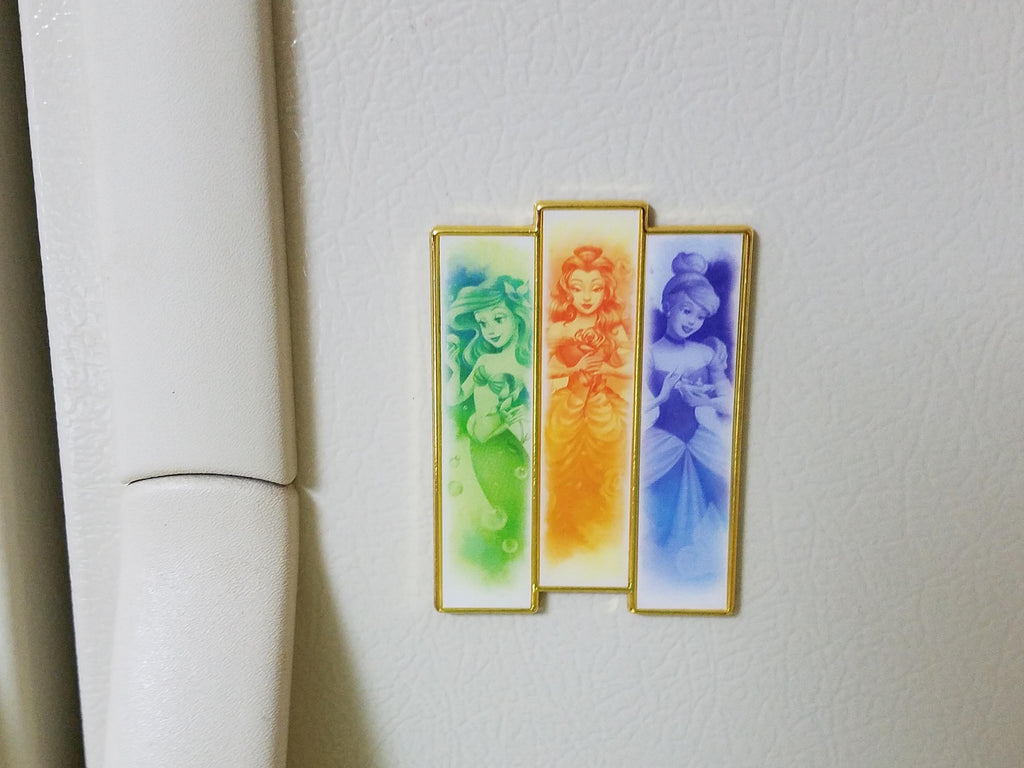 Disney Parks Magnet - Ariel, Belle & Cinderella - alternate view 2