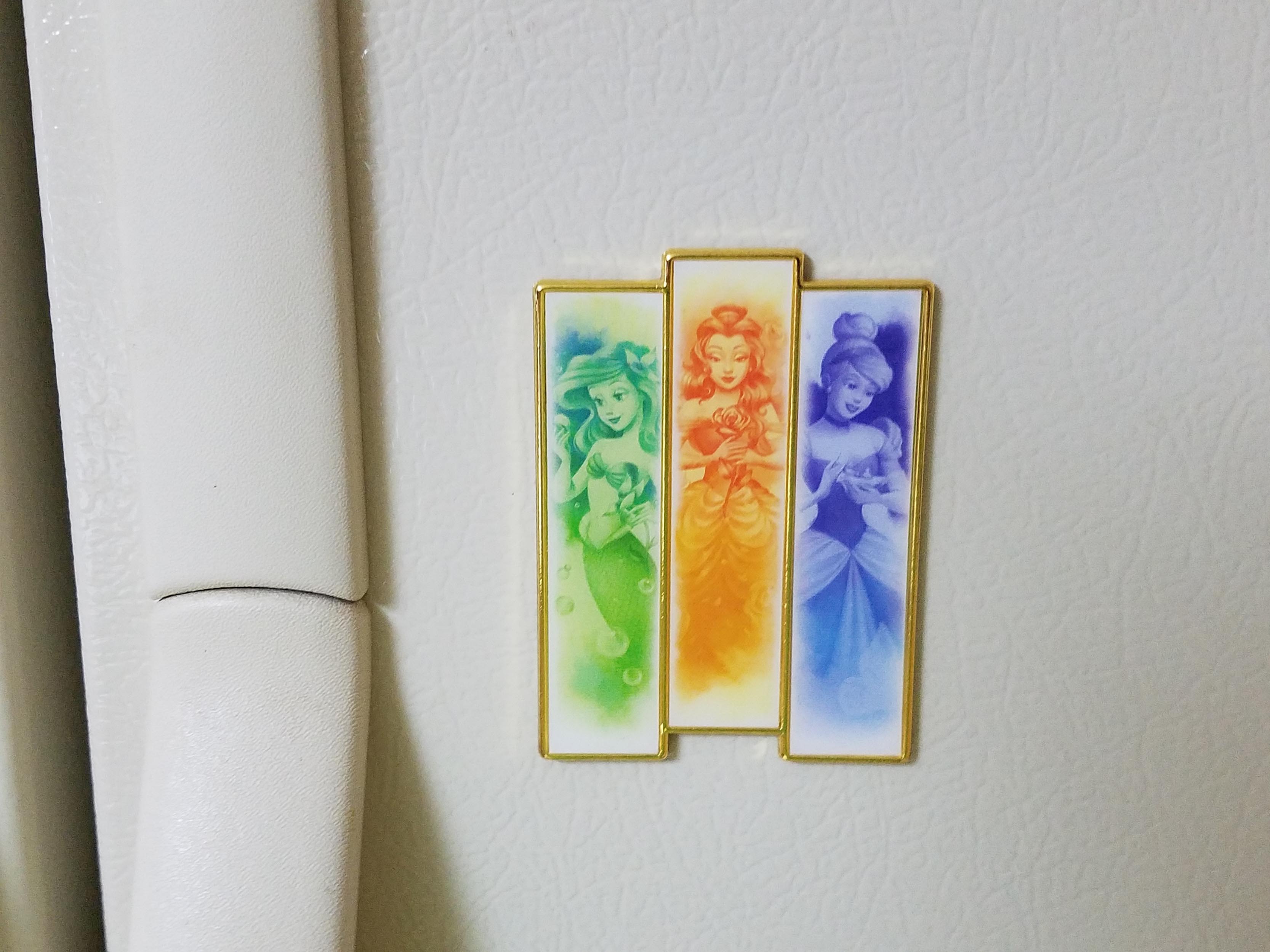 Disney Parks Magnet - Ariel, Belle & Cinderella - alternate view 2