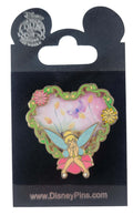 Disney Pin - Peter Pan - Tinker Bell - Watercolor Heart