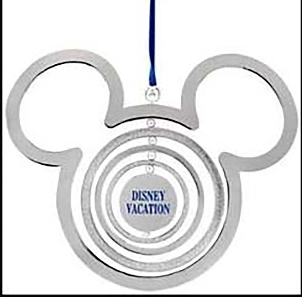 Disney Parks Ornament - Disney Vacation Club Spinner - Silver Icon, image 2