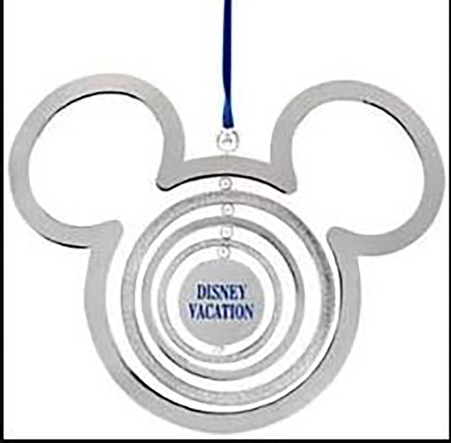 Disney Parks Ornament - Disney Vacation Club Spinner - Silver Icon, image 2