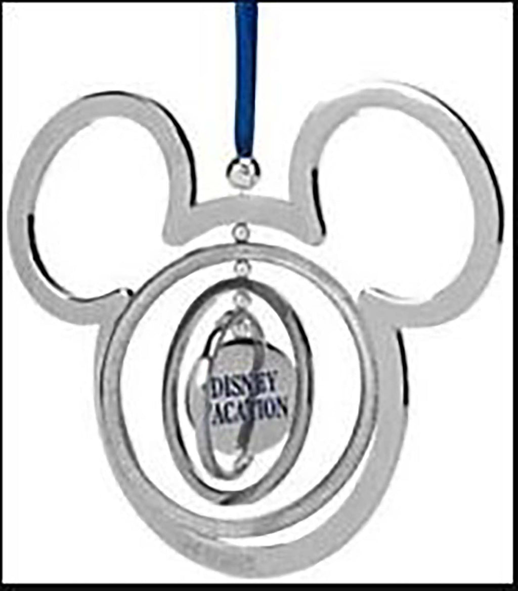 Disney Parks Ornament - Disney Vacation Club Spinner - Silver Icon, image 4