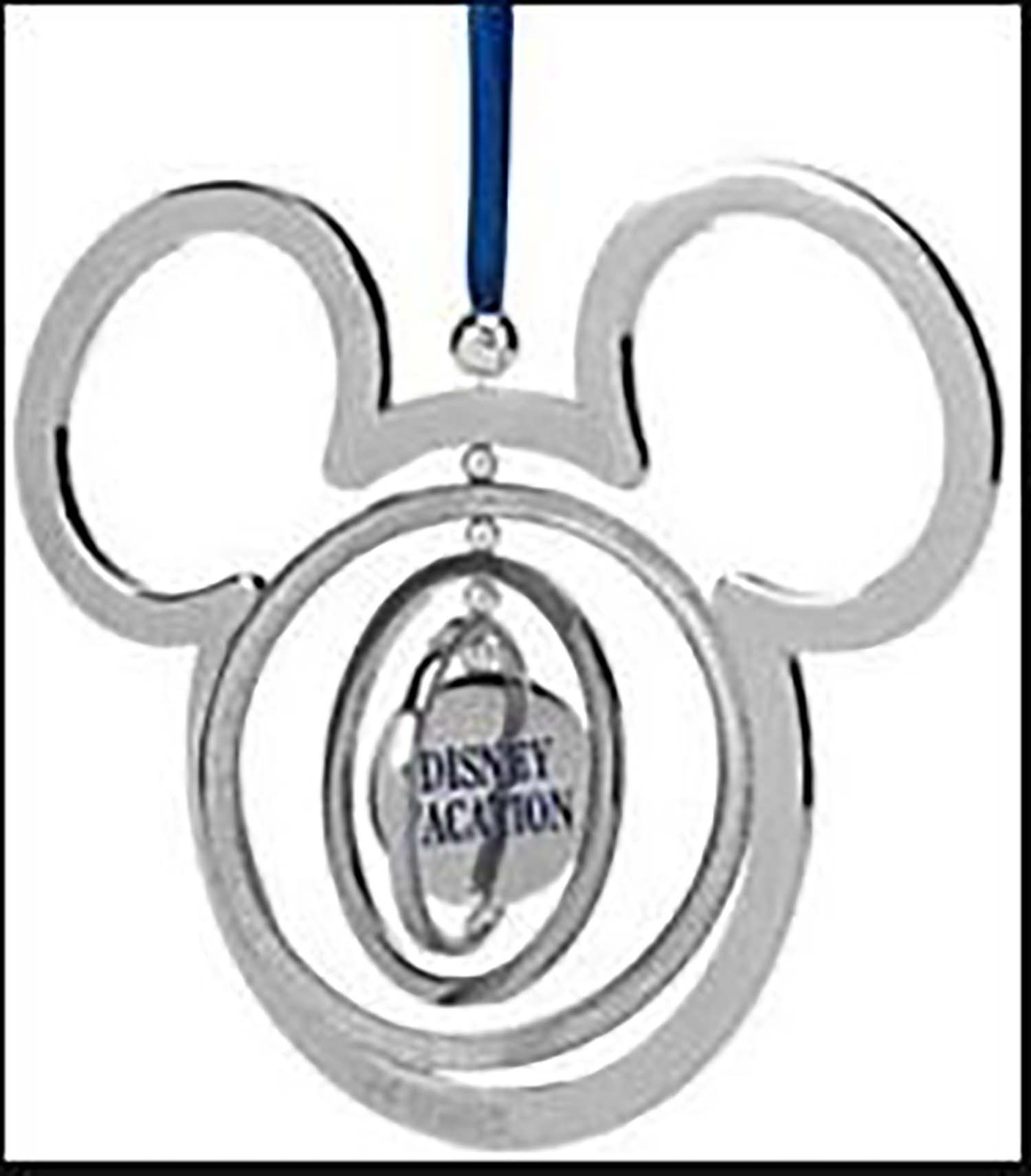 Disney Parks Ornament - Disney Vacation Club Spinner - Silver Icon, image 4