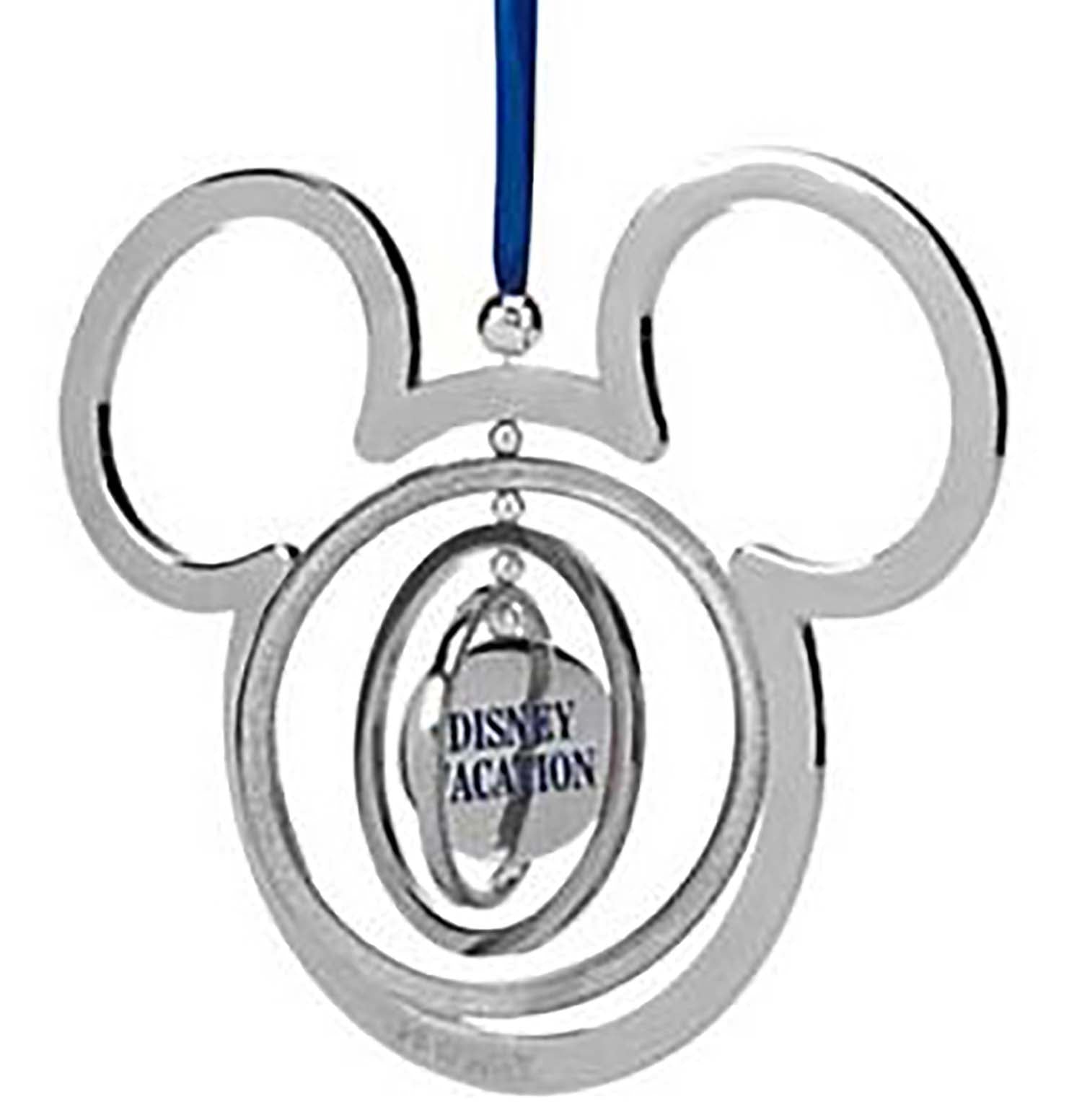 Disney Parks Ornament - Disney Vacation Club Spinner - Silver Icon, image 3