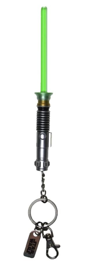Disney Parks Keychain - Star Wars - Green Lightsaber - Luke Skywalker