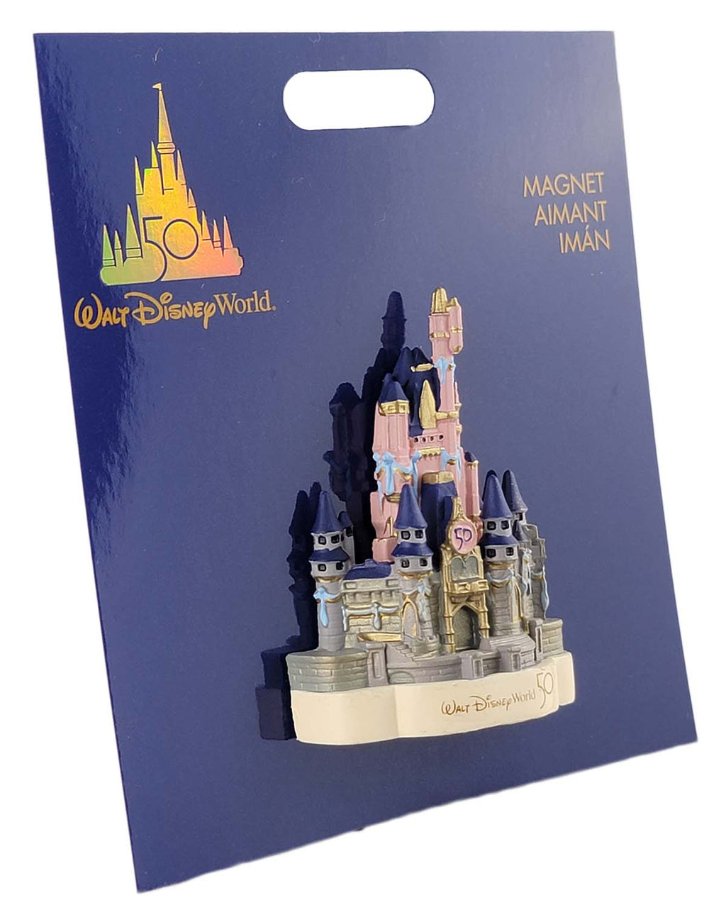 Disney Parks Magnet - Walt Disney World - 50th Anniversary - Cinderella Castle - alternate view 2