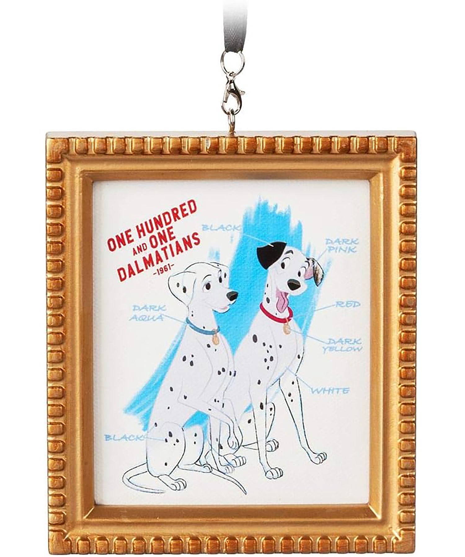 Disney Parks Ornament - One Hundred and One Dalmatians - Ink and Paint, image 2