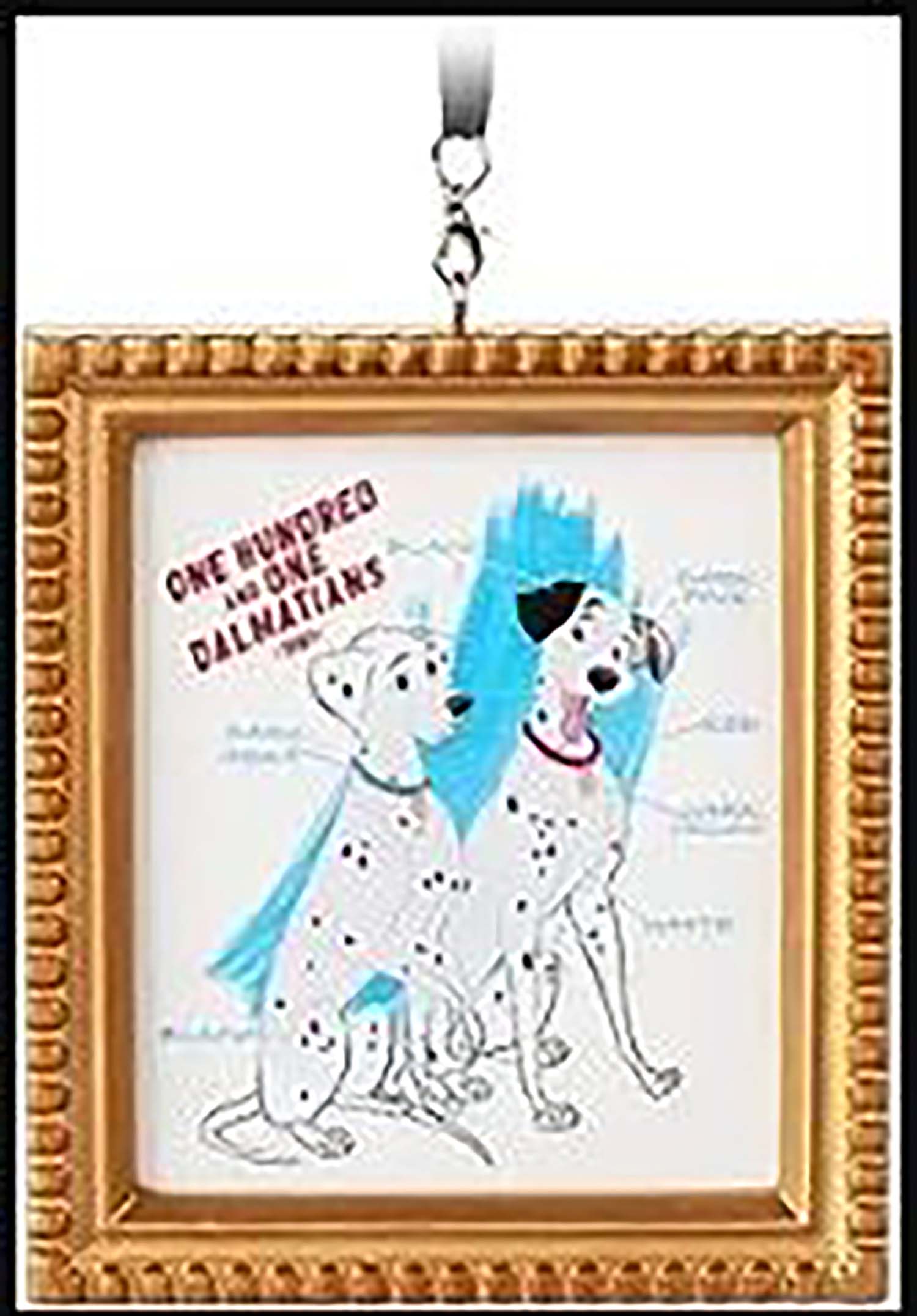 Disney Parks Ornament - One Hundred and One Dalmatians - Ink and Paint, image 1