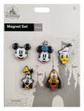 Disney Parks Magnet Set - Vintage Mickey & Friends Faces - 5-Piece - front view