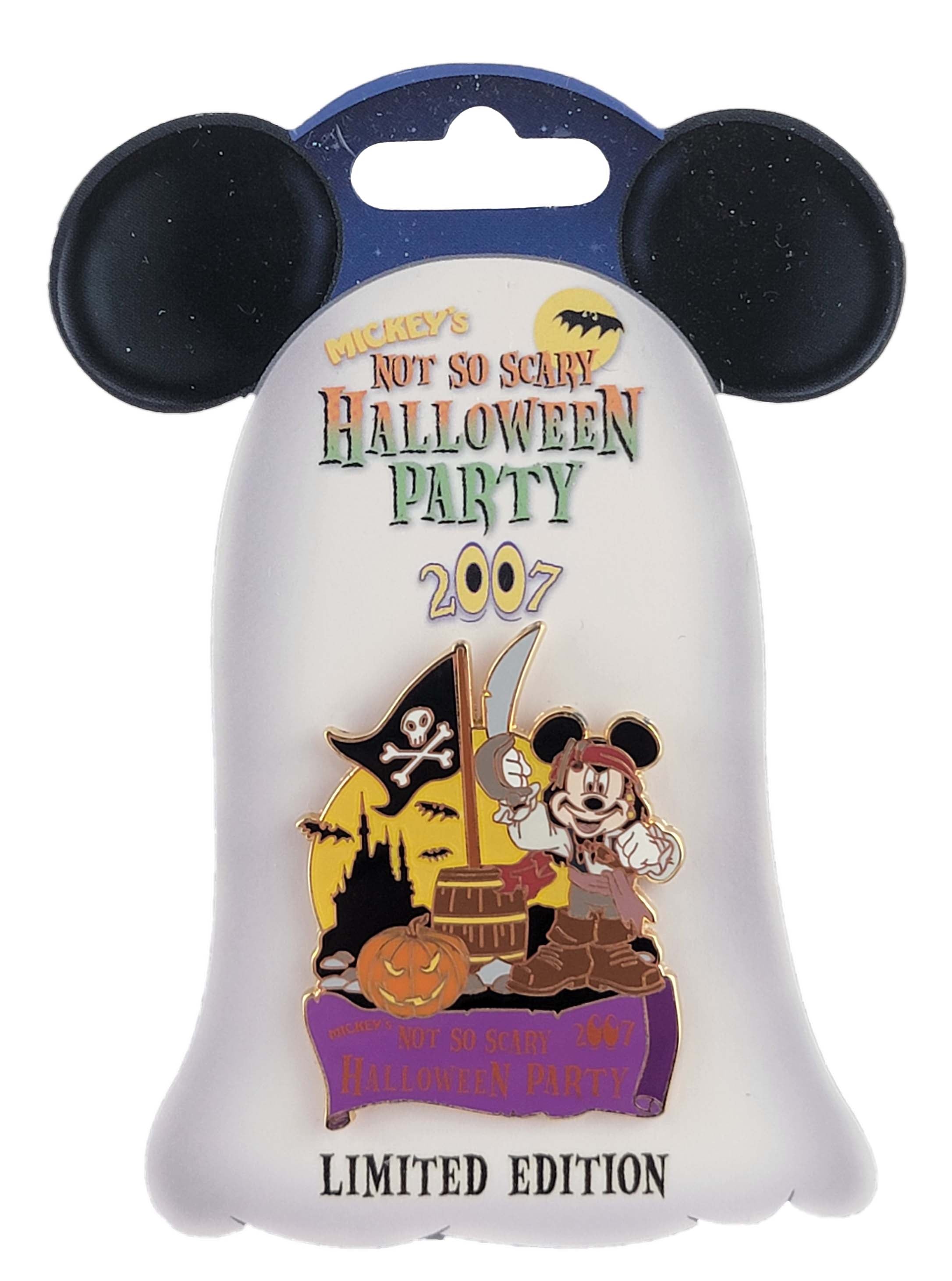Disney Pin - Mickey's Not So Scary Halloween Party 2007 - Logo