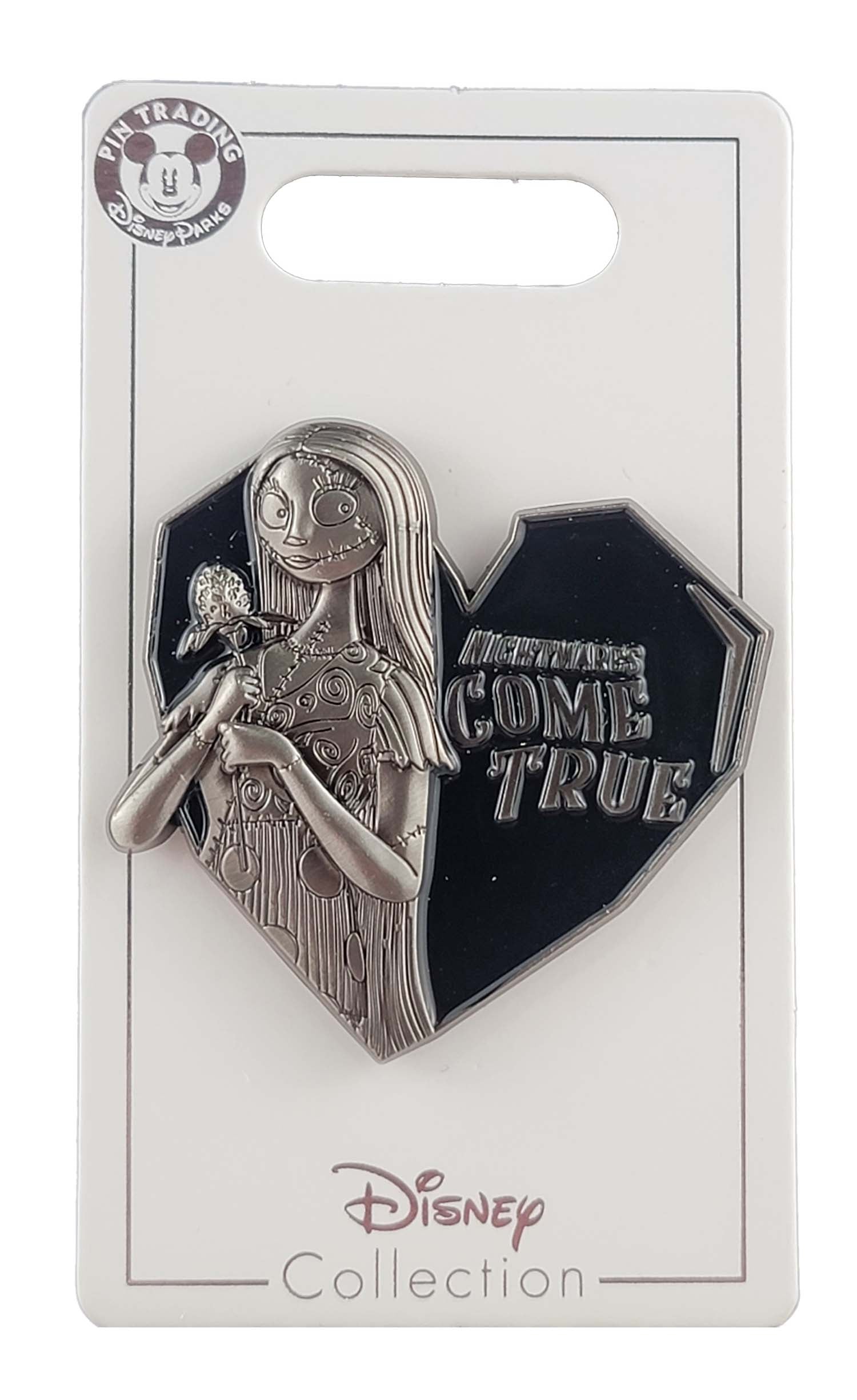 Disney Pin - The Nightmare Before Christmas - Sally - Heart - Nightmares Come True - front view