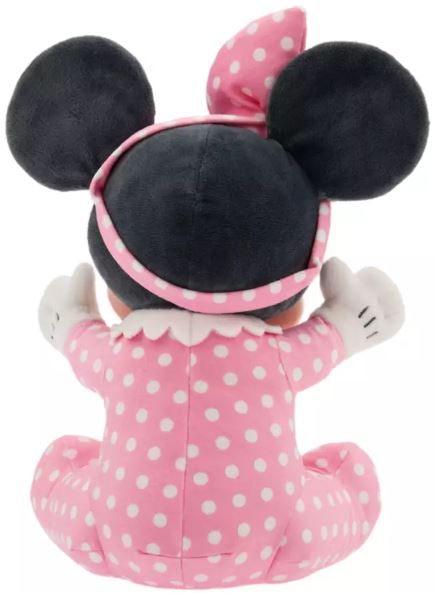 Disney Parks - Plush Babies in Swaddle - Hooded Pouch - Minnie Mouse