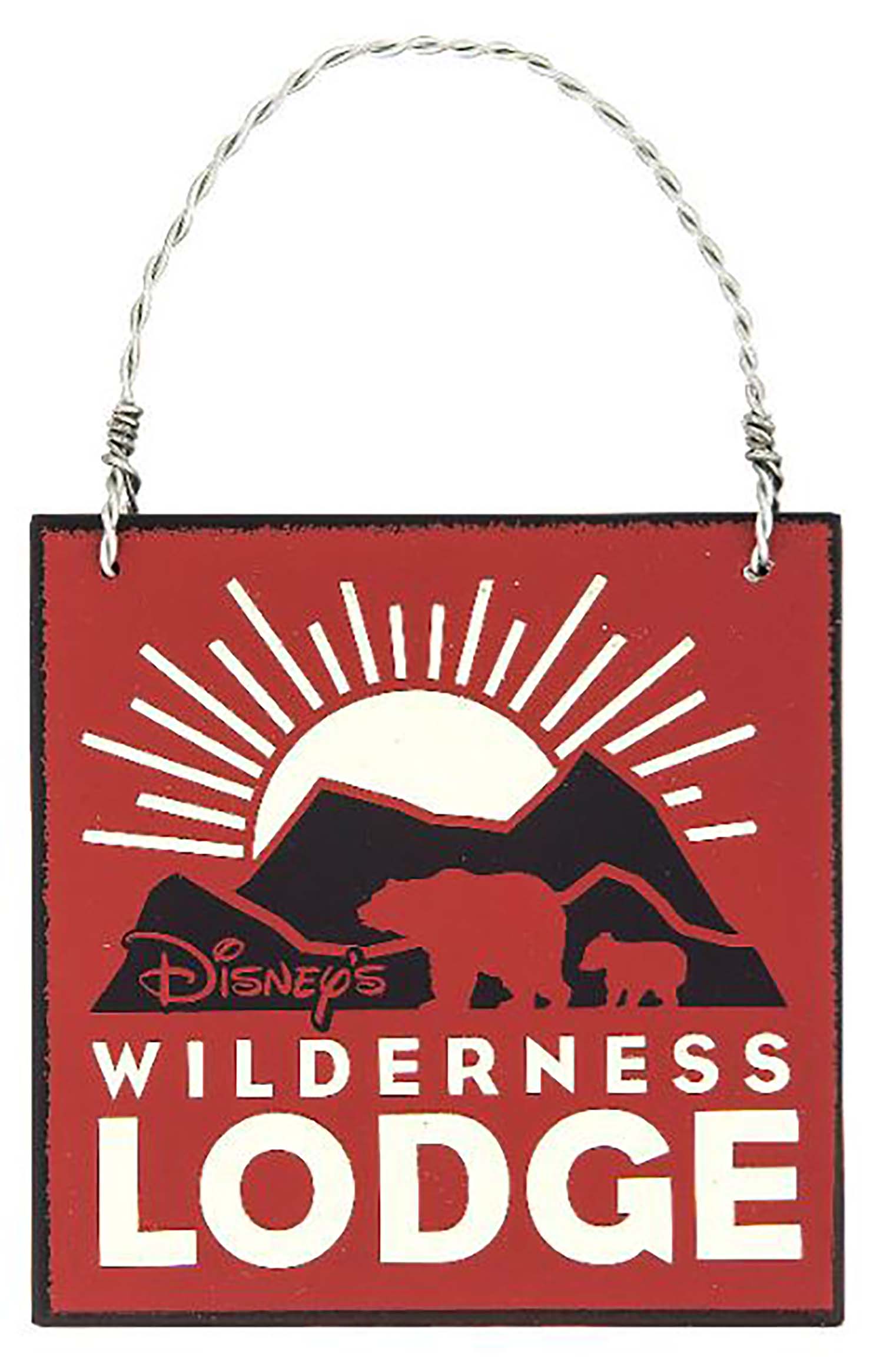 Disney Parks Ornament - Disney's Wilderness Lodge - Bears - I'm a Glamper, image 1