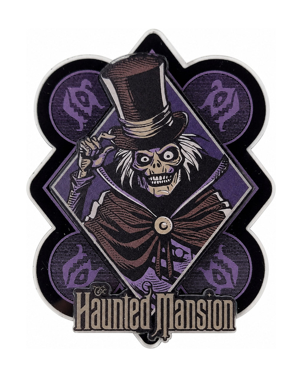Disney Parks Magnet - The Haunted Mansion - Hatbox Ghost - front view