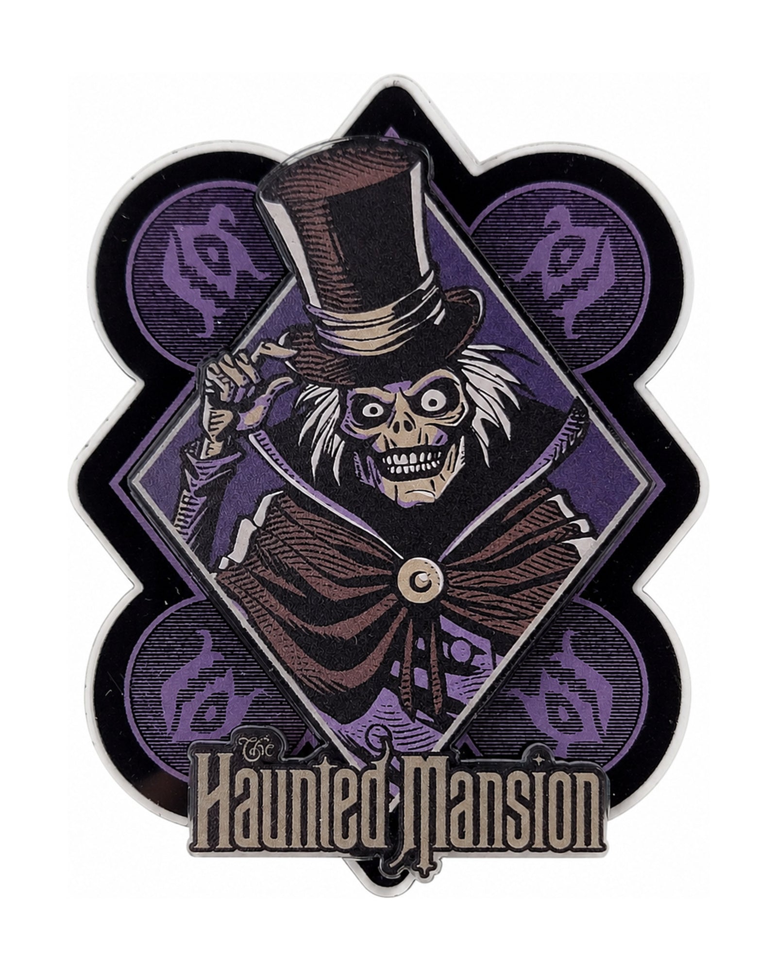 Disney Parks Magnet - The Haunted Mansion - Hatbox Ghost - front view
