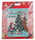 Disney Parks Magnet - Christmas - Mickey & Minnie at the Merriest Place - front view