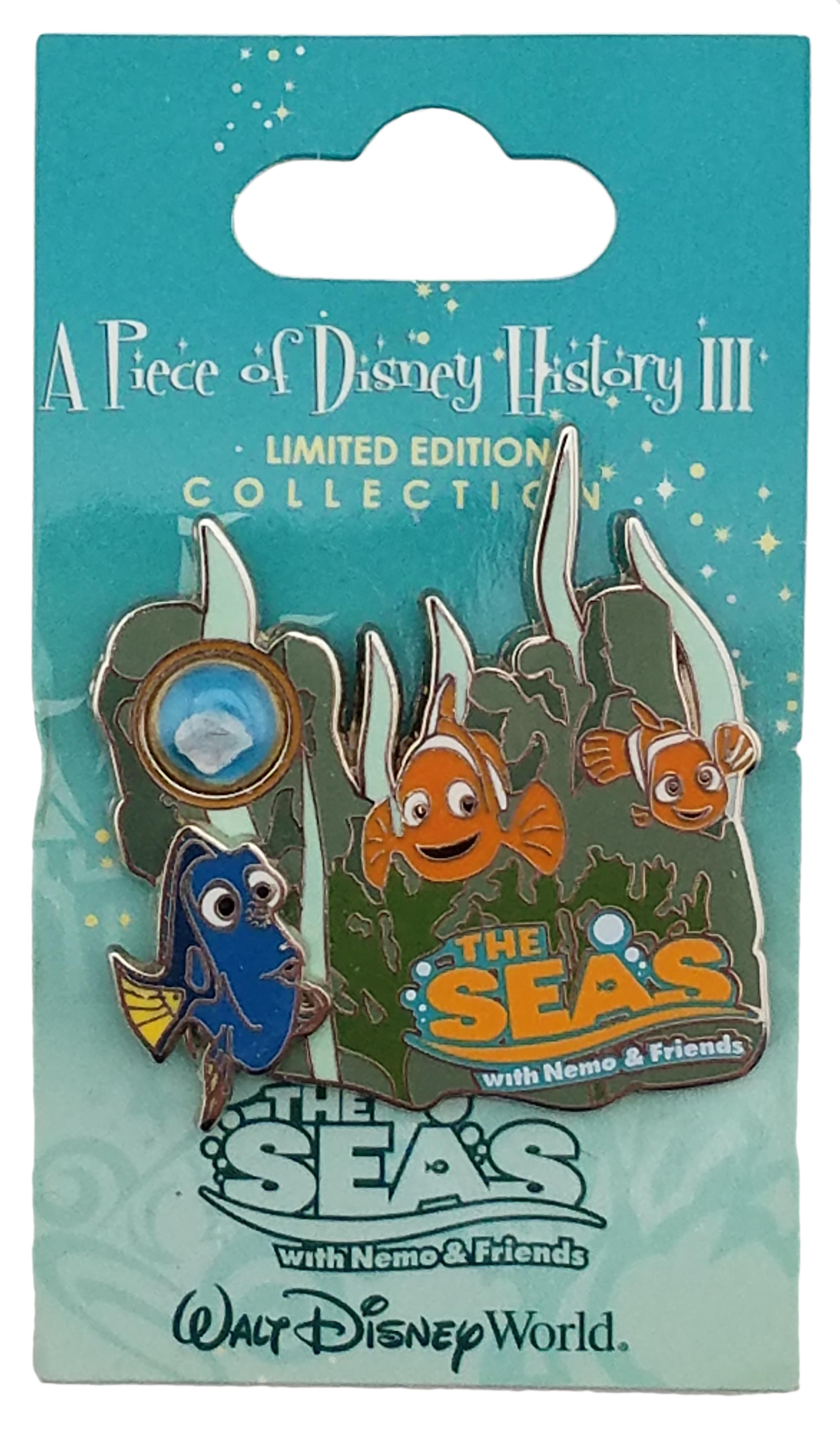 Disney Pin - Piece of Disney History III - The Seas with Nemo and Friends