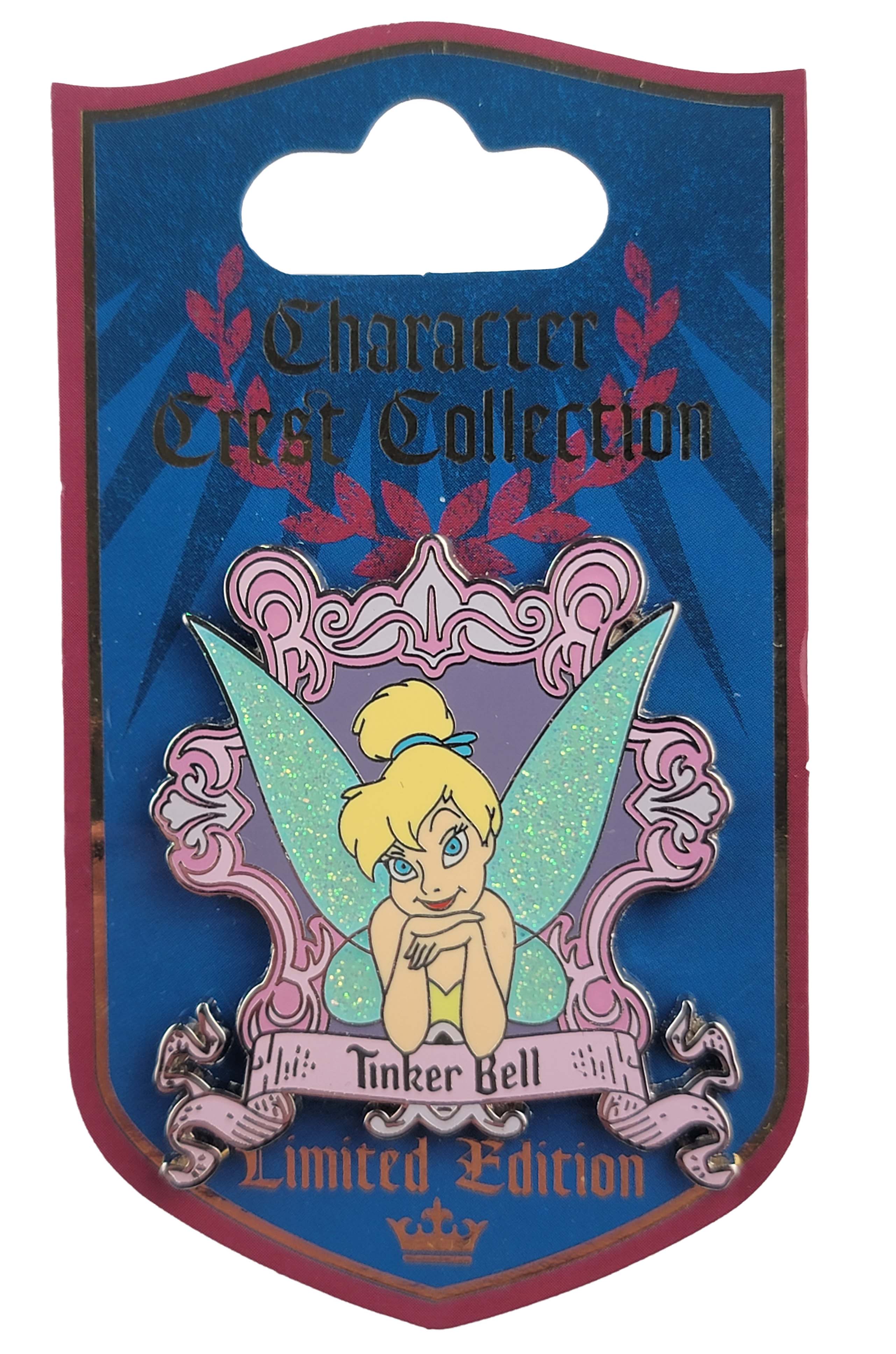 Disney Pin - Disney Character Crest - Tinker Bell
