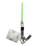 Disney Parks Keychain - Star Wars -Green Lightsaber - Yoda