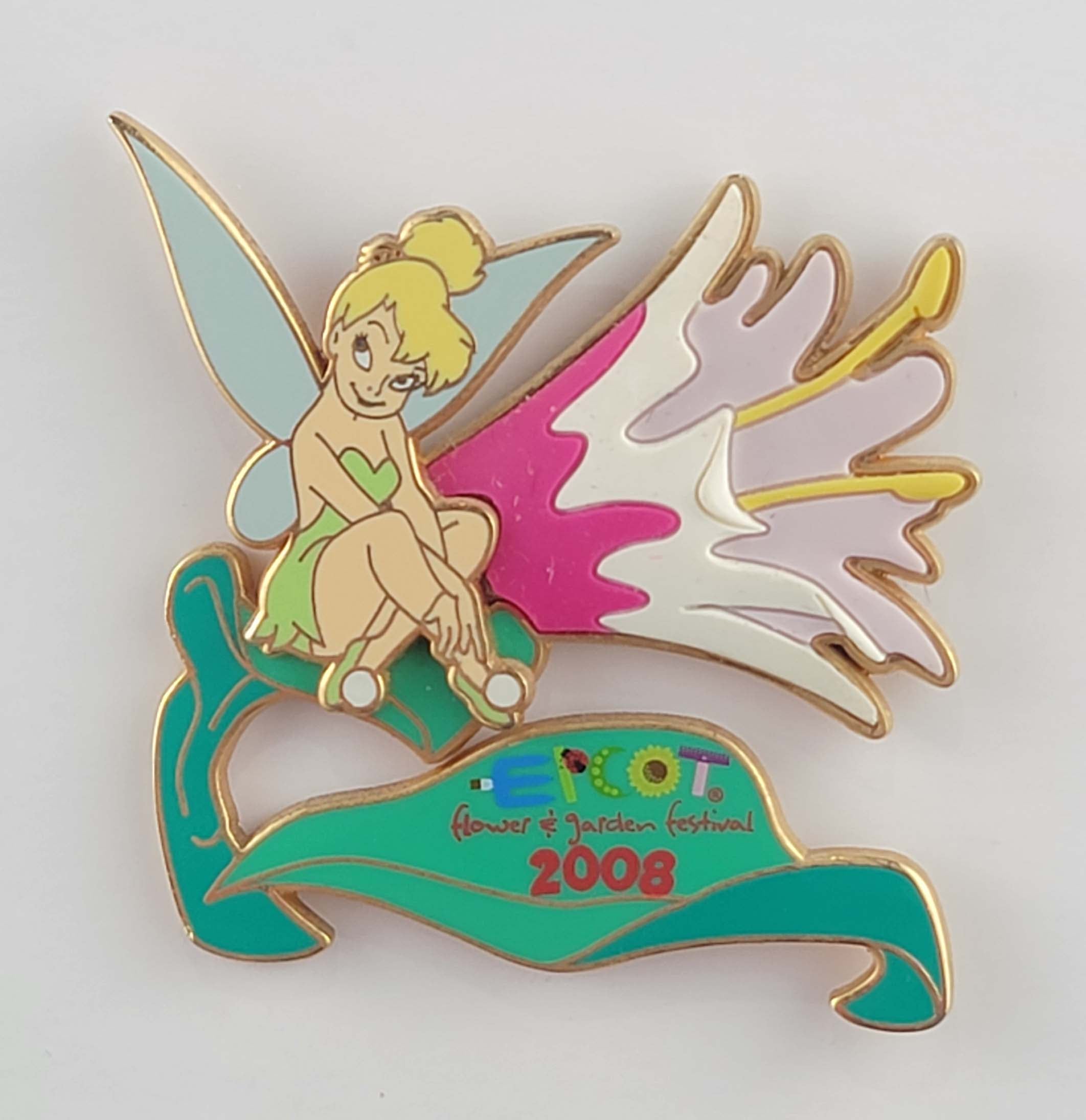 Disney Pin - Flower and Garden Festival 2008 (Tinker Bell) Passholder Exclusive - Pin Only, view 2