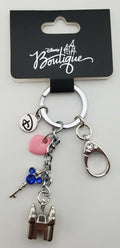 Disney Parks Keychain - Boutique - Fantasyland Castle Charms