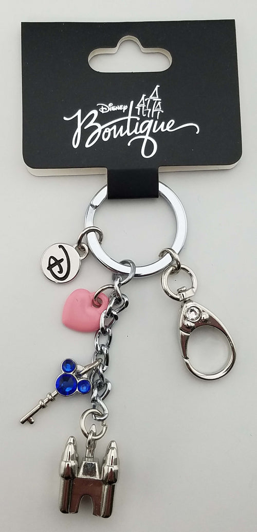 Disney Parks Keychain - Boutique - Fantasyland Castle Charms