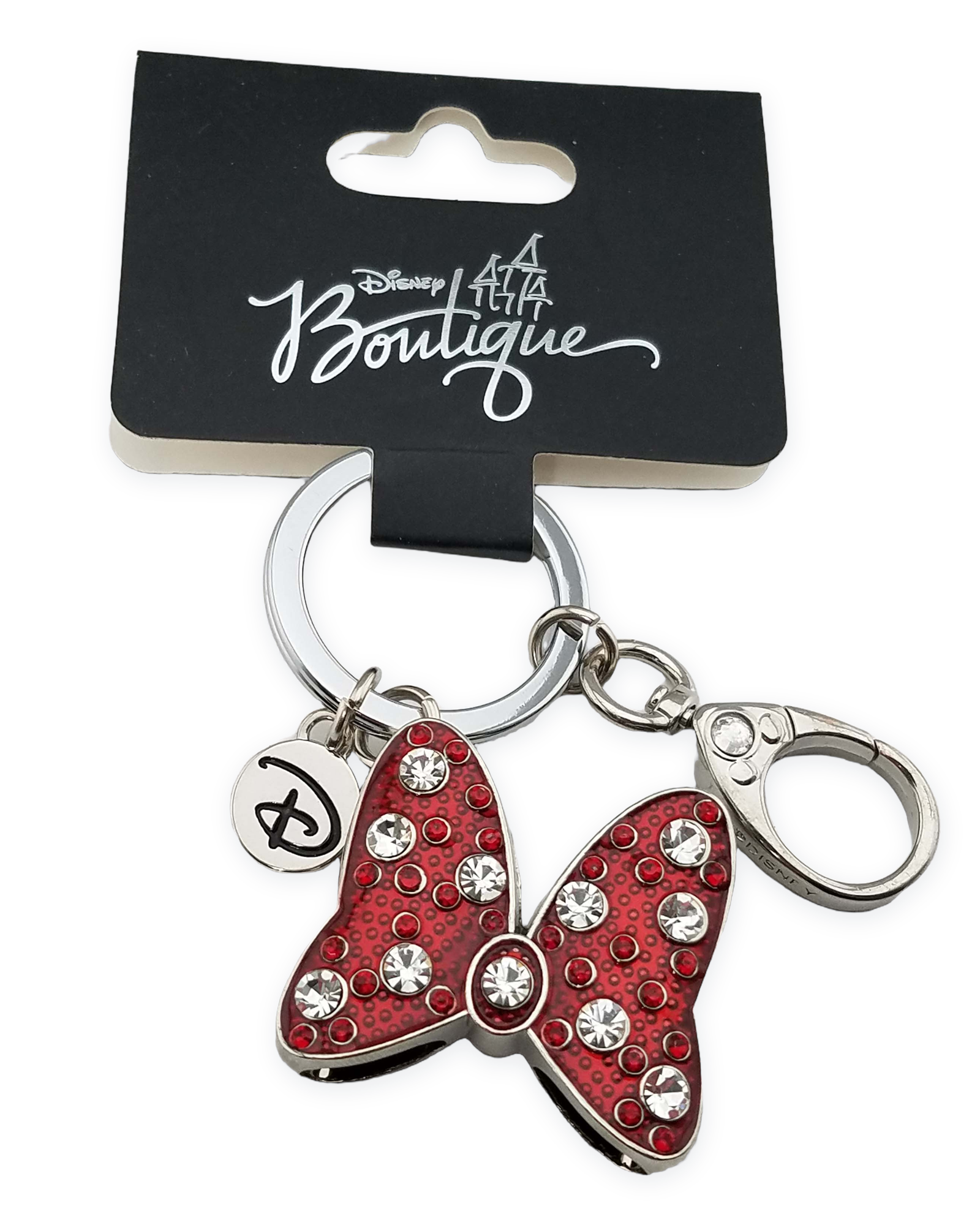 Disney Parks Keychain - Boutique - Minnie Mouse Bow