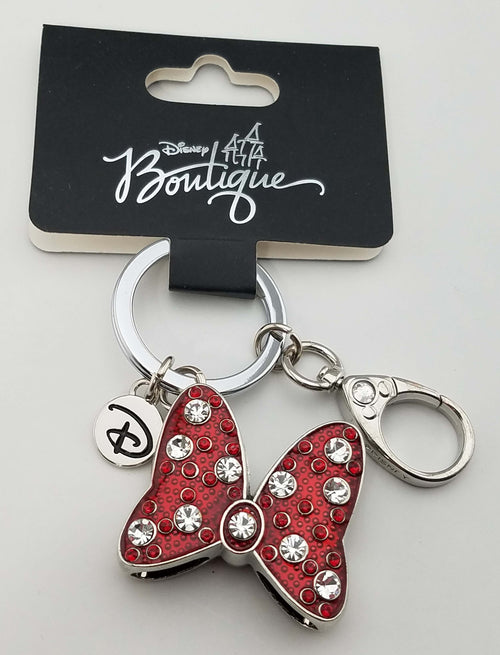 Disney Parks Keychain - Boutique - Minnie Mouse Bow