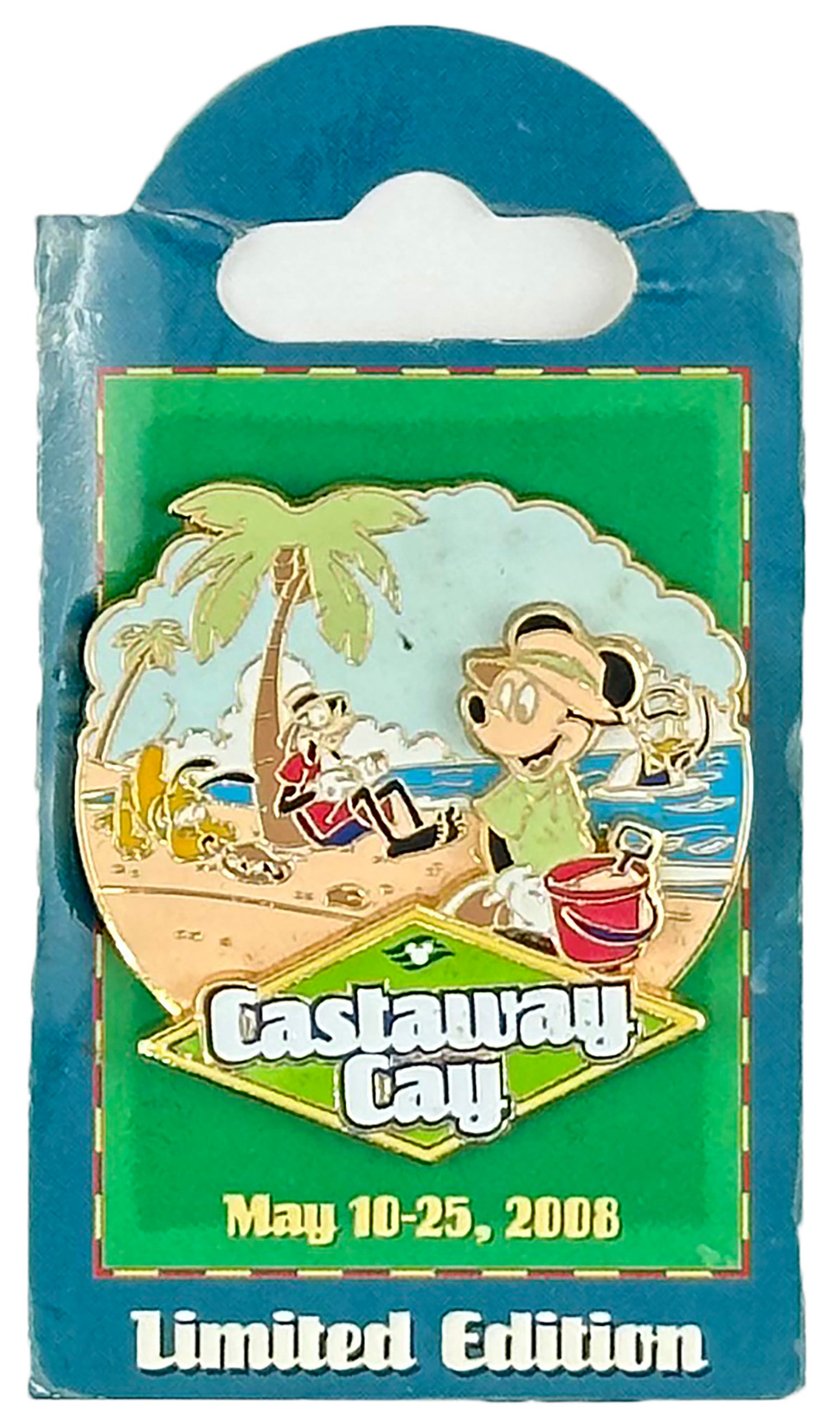Disney Pin - 2008 Westbound Panama Canal Fab 4 Castaway Cay