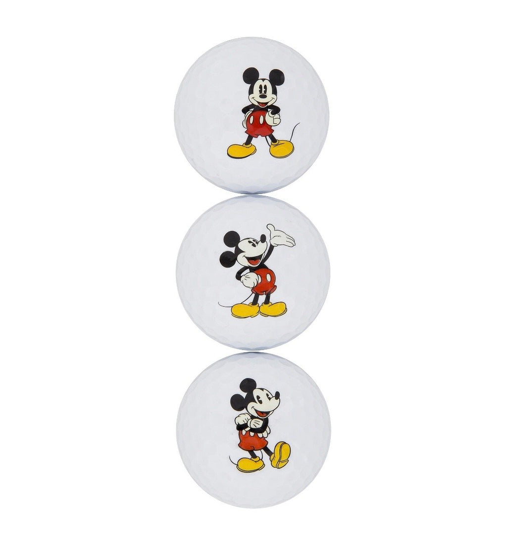 Disney Parks - Golf Ball  - Mickey Silhouette Pose - Set of 3