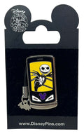 Disney Pin - The Nightmare Before Christmas - Jack Skellington - Cell Phone - Slider - front view
