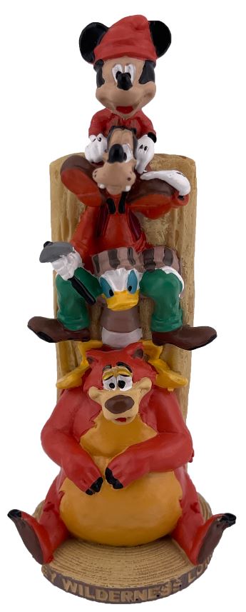 Disney Parks Magnet - Wilderness Lodge Totem Pole - Mickey & Friends - front view