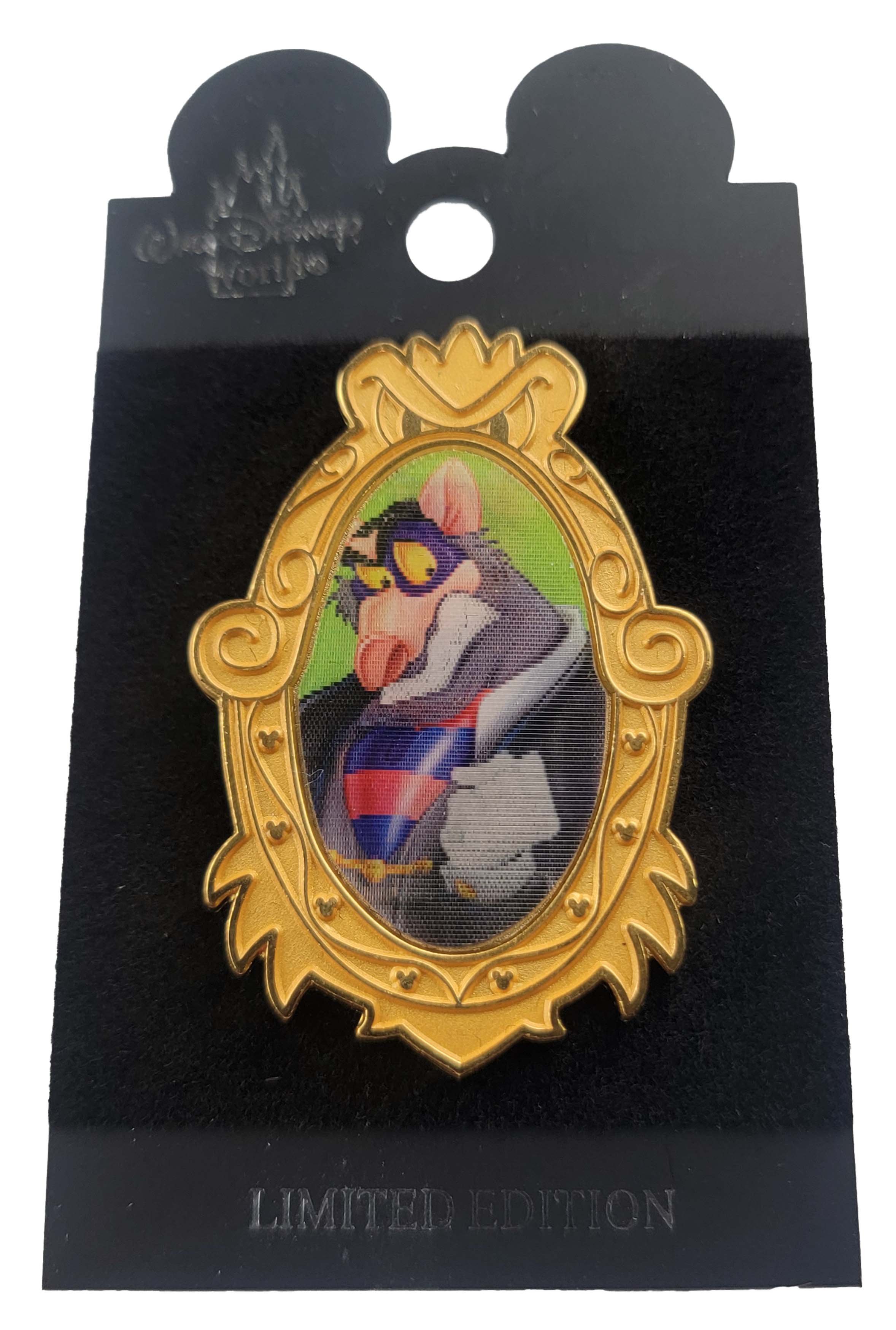 Disney Pin - The Great Mouse Detective - Villain Ratigan - Lenticular, view 1