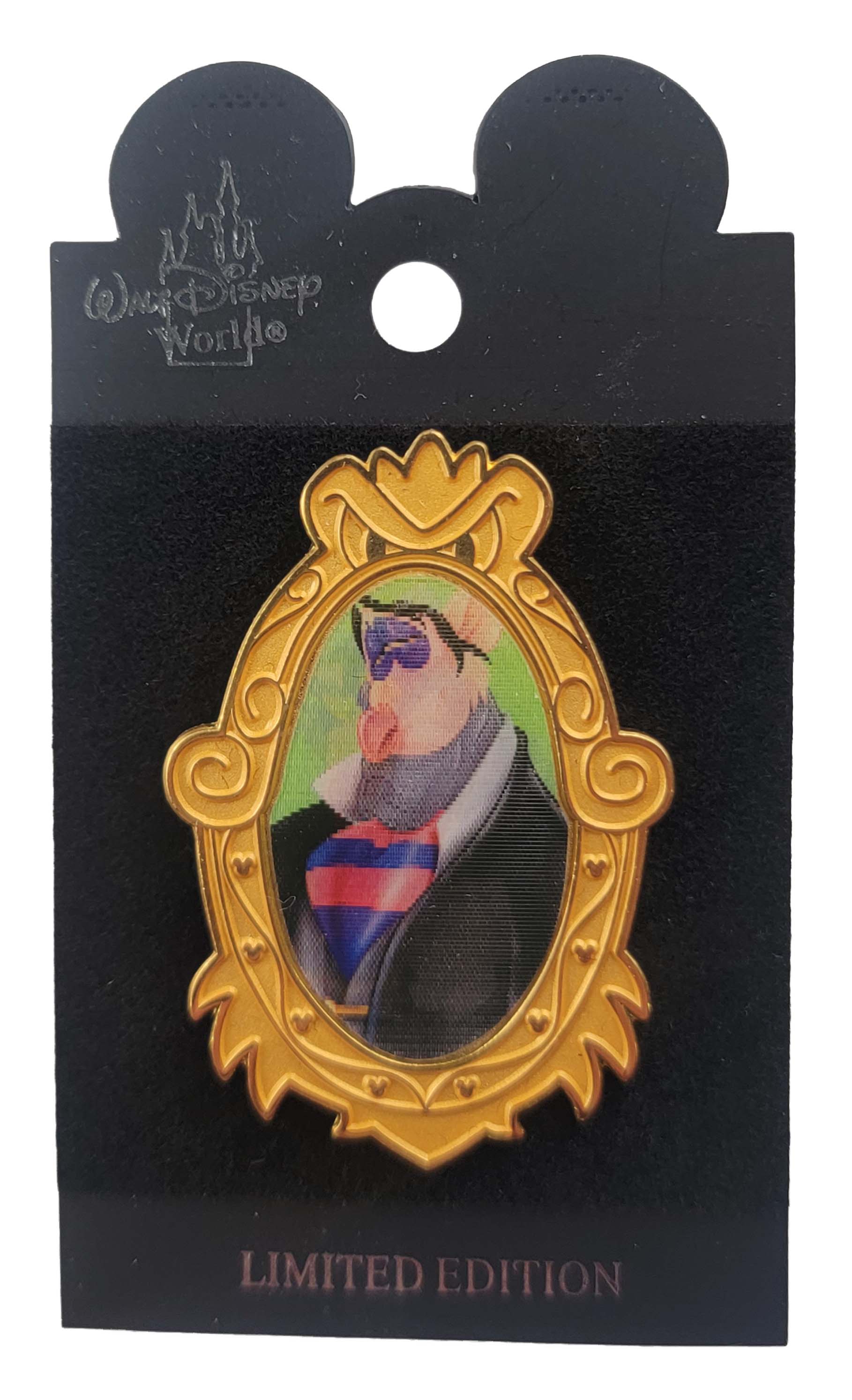 Disney Pin - The Great Mouse Detective - Villain Ratigan - Lenticular, view 2