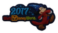 Disney Parks Magnet - Walt Disney World 2017 - Sorcerer Mickey Logo - front view