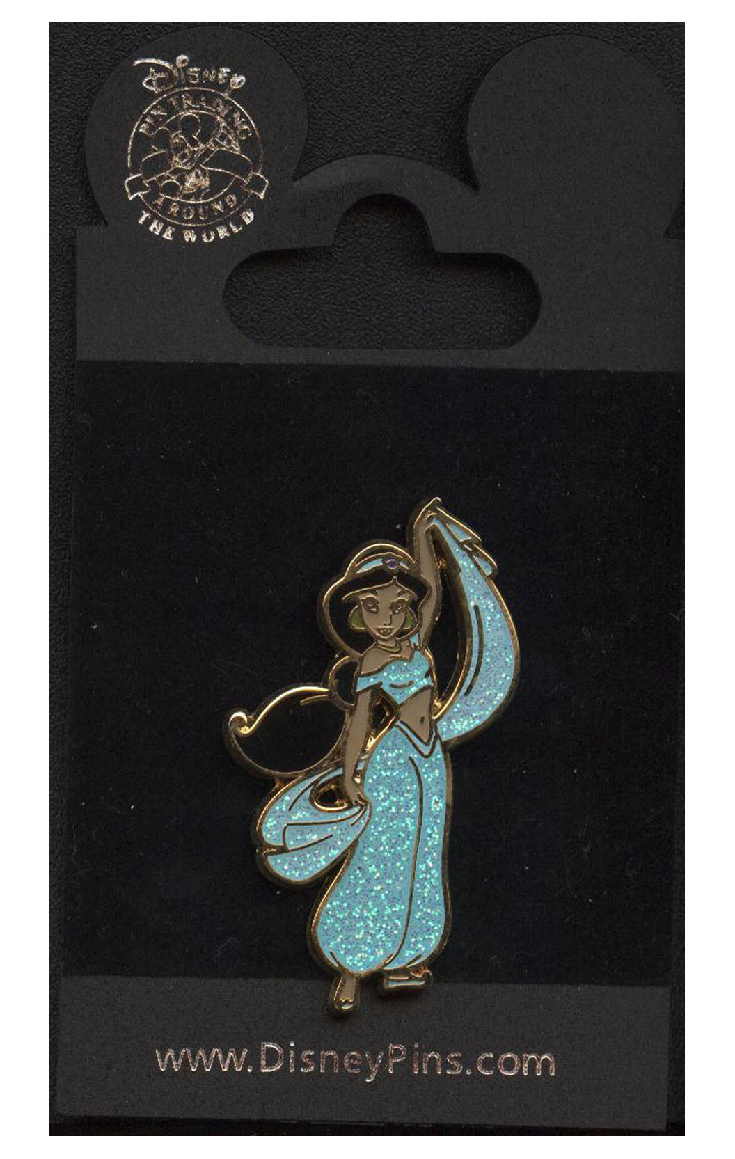 Disney Pin - Glitter Dress - Jasmine
