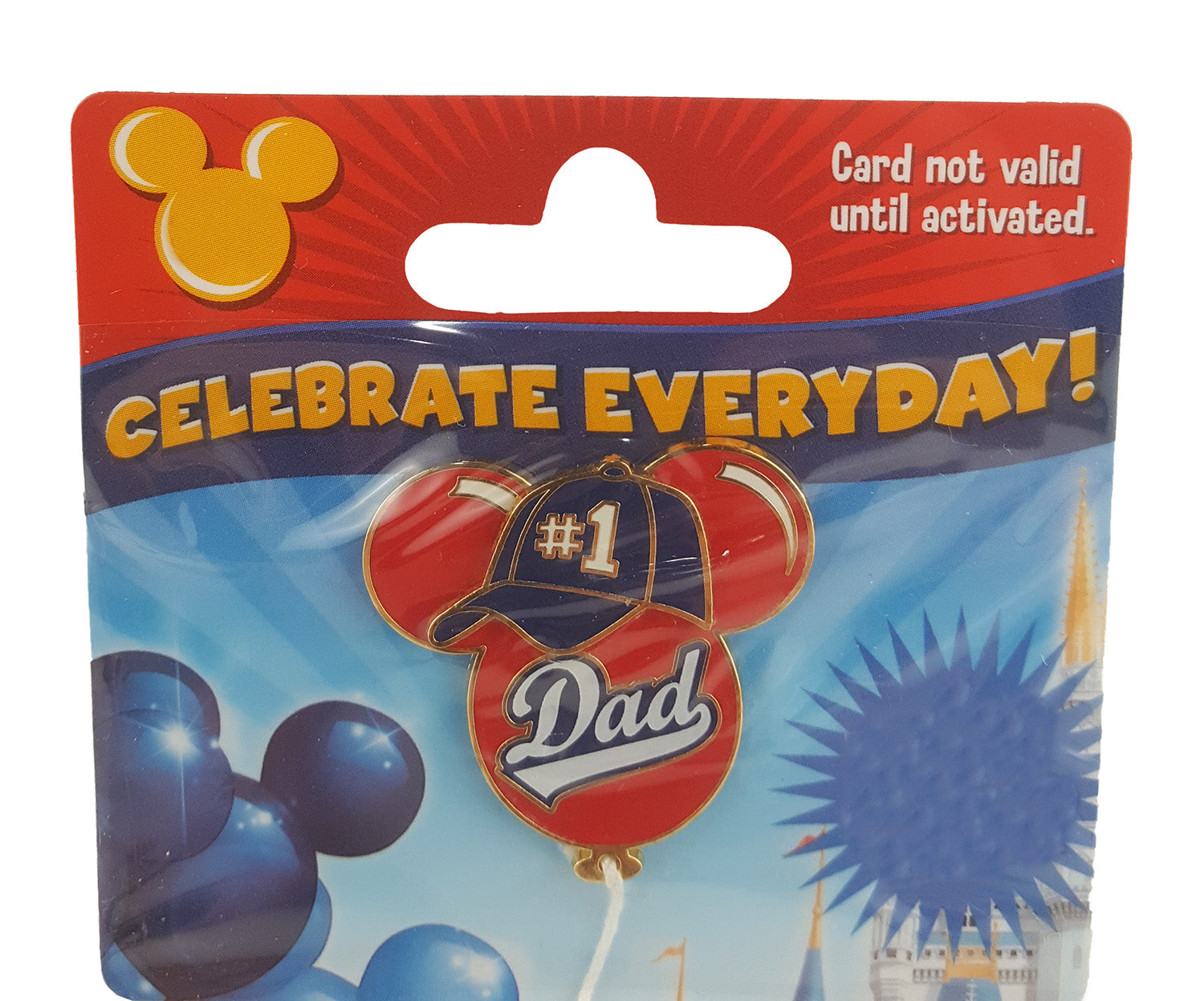 Disney Pin - Gift Promotion 2009 - Celebrate Everyday! Balloons - #1 Dad
