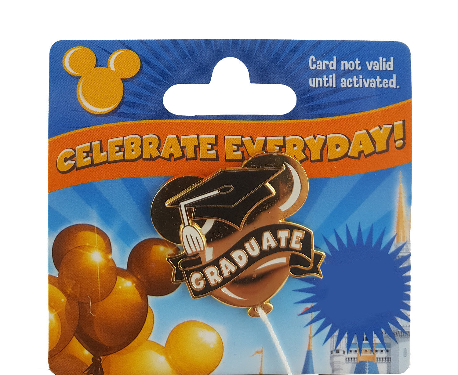 Disney Pin - Gift Promotion 2009 - Celebrate Everyday! Balloons - Graduate