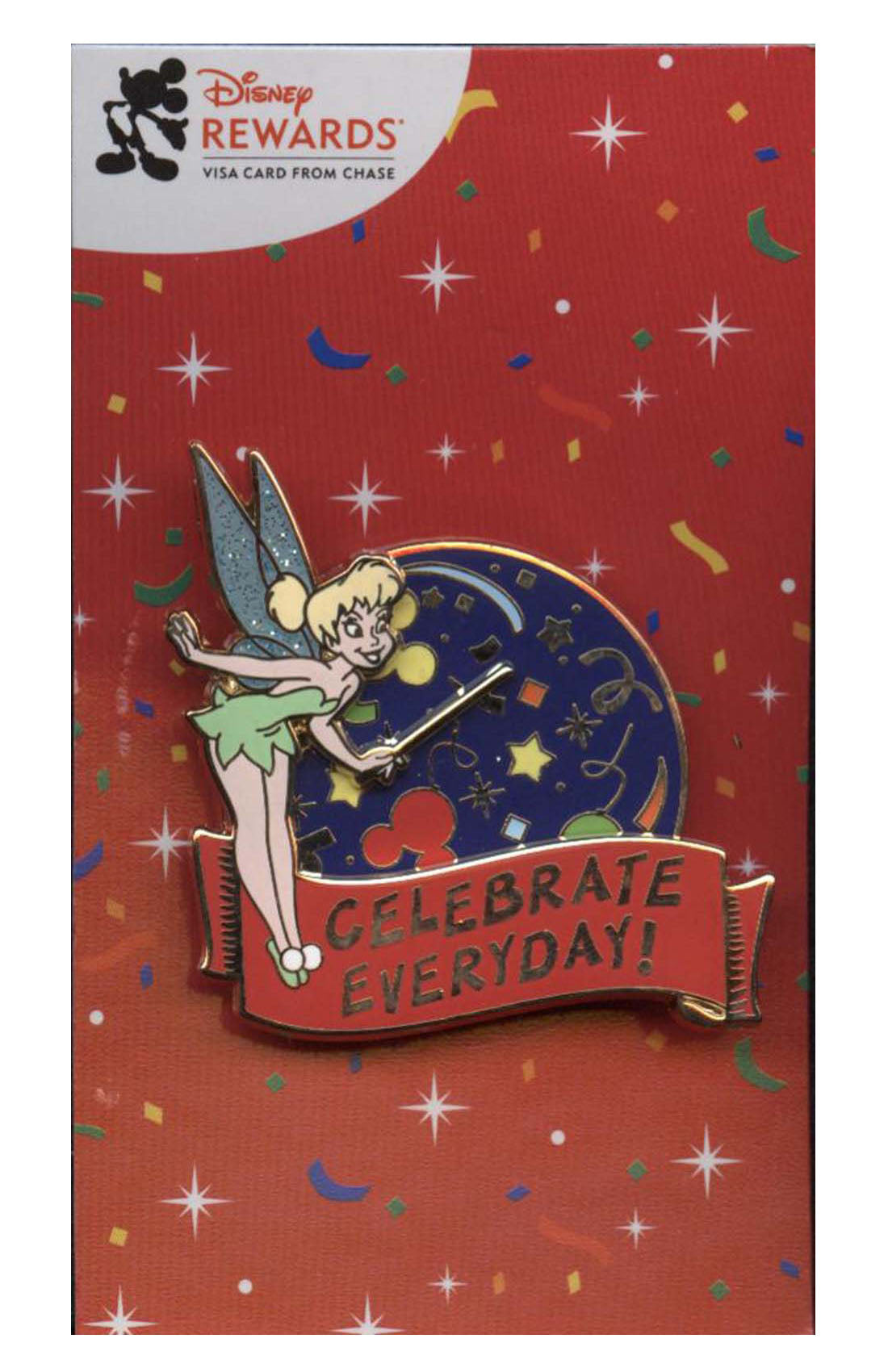 Disney Pin - Rewards Visa Cardmember Pin - Tinker Bell 2009