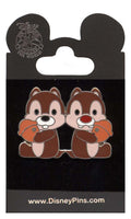Disney Pin - Chip and Dale - Cute Characters - Acorns