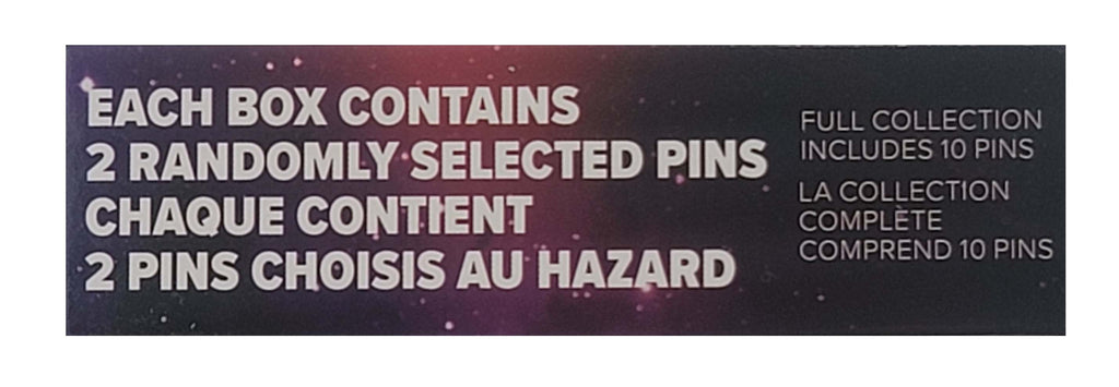 Disney Pin - Marvel Villains Mystery Box - 2 Random Pins - Sealed - package and series details