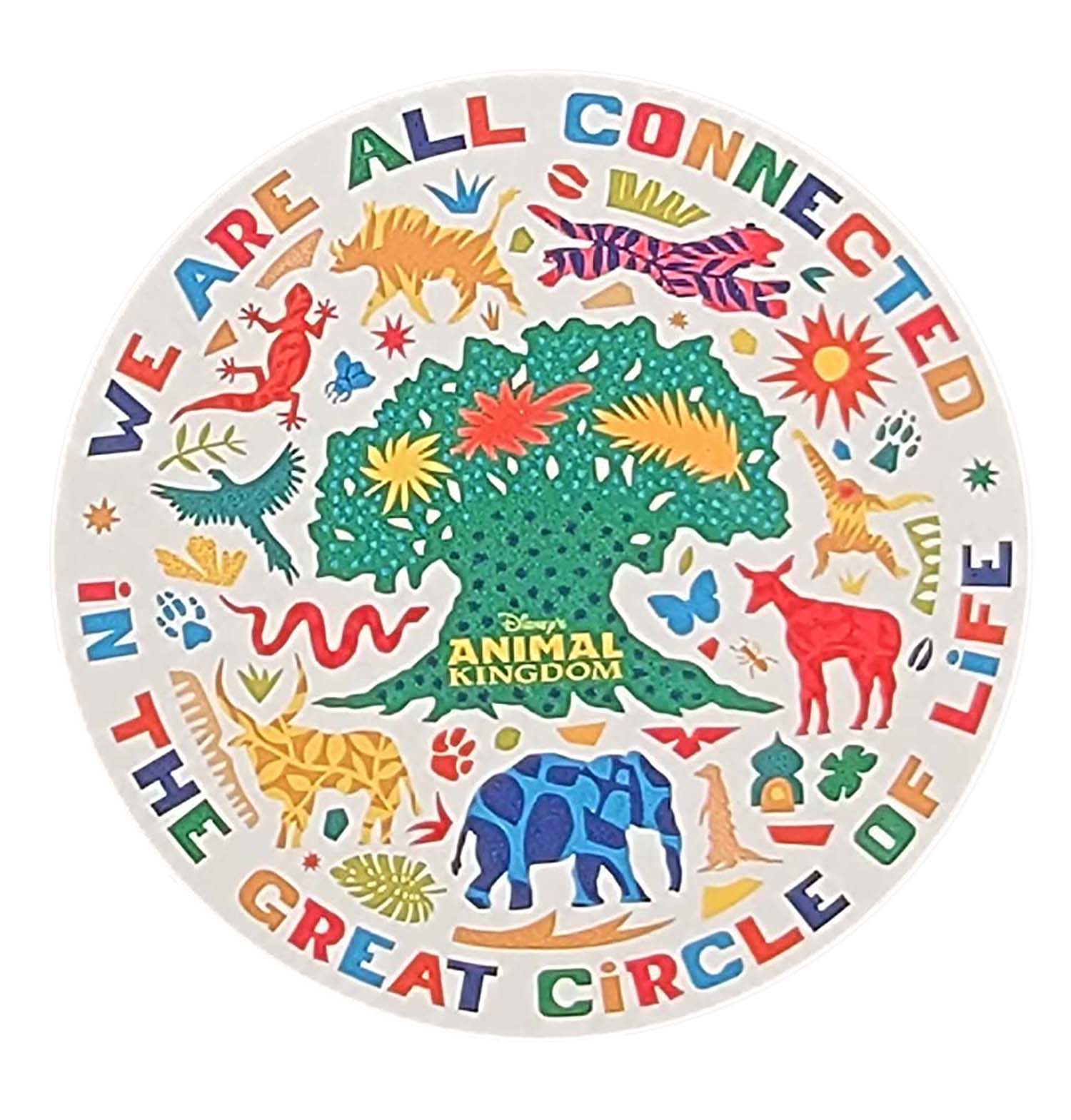 Disney Parks Magnet - Animal Kingdom - We Are All Connected - front view