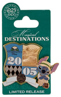 Disney Pin - D23 Expo 2009 - Stitch - Adventures by Disney - front view