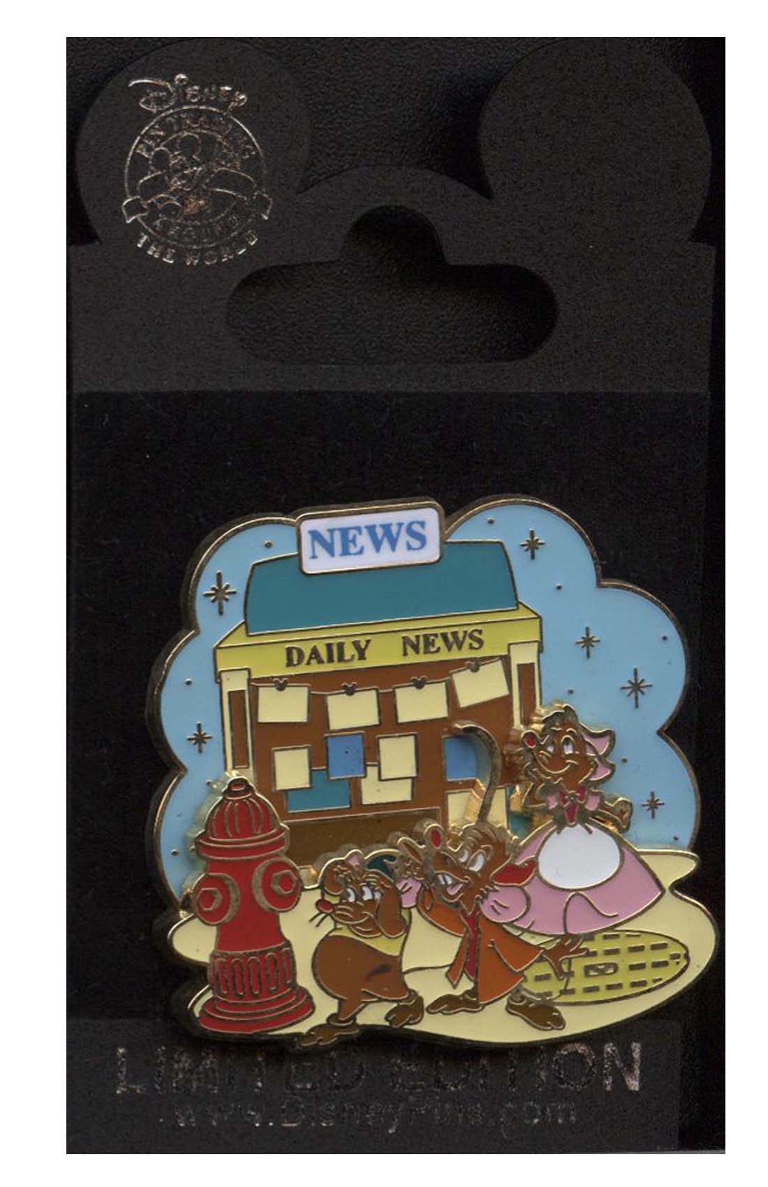 Disney Trading Pin - World of Disney Mice - Jacques, Gus, and Perla