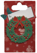 Disney Pin - Christmas Holiday 2009 - Wreath with Mickey Jewels
